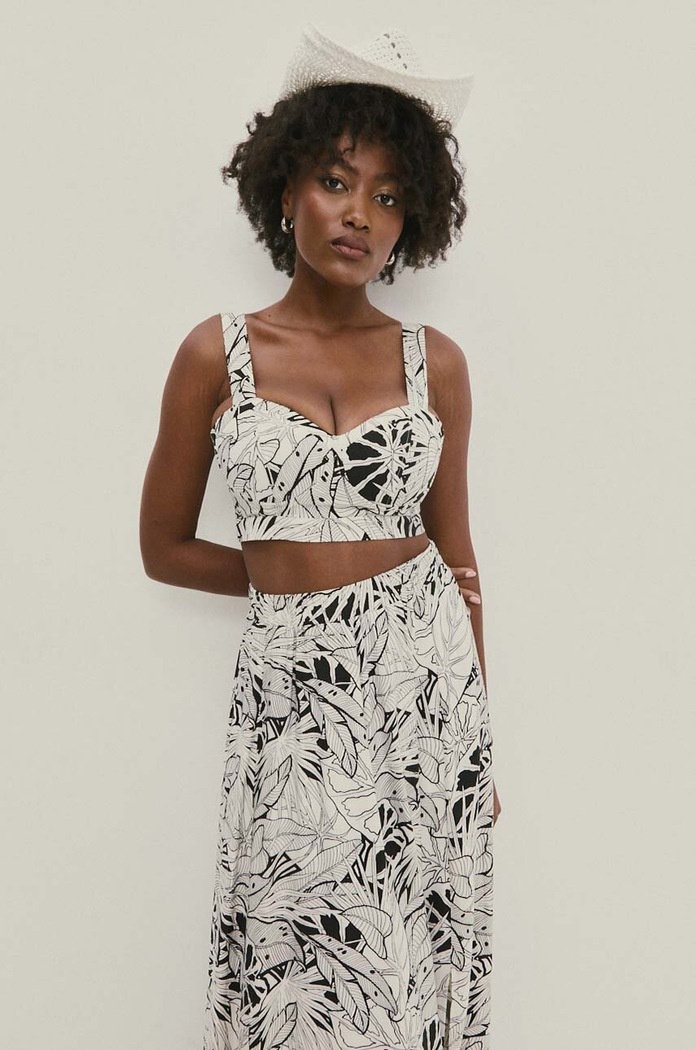 Answear Lab top de in alb WS24.BDD603