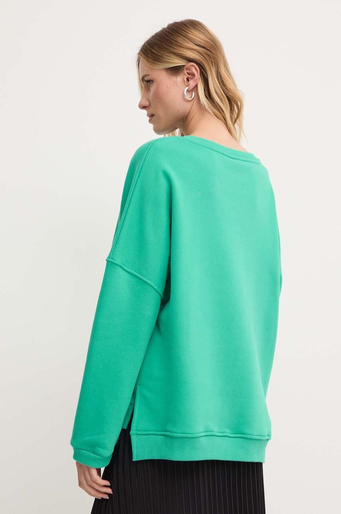 Odzież Answear Lab bluza WS24.BLD00O zielony