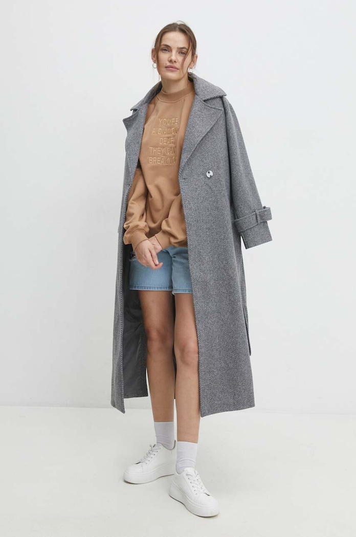 Odzież Answear.LAB bluza WA23.BLD902 beżowy