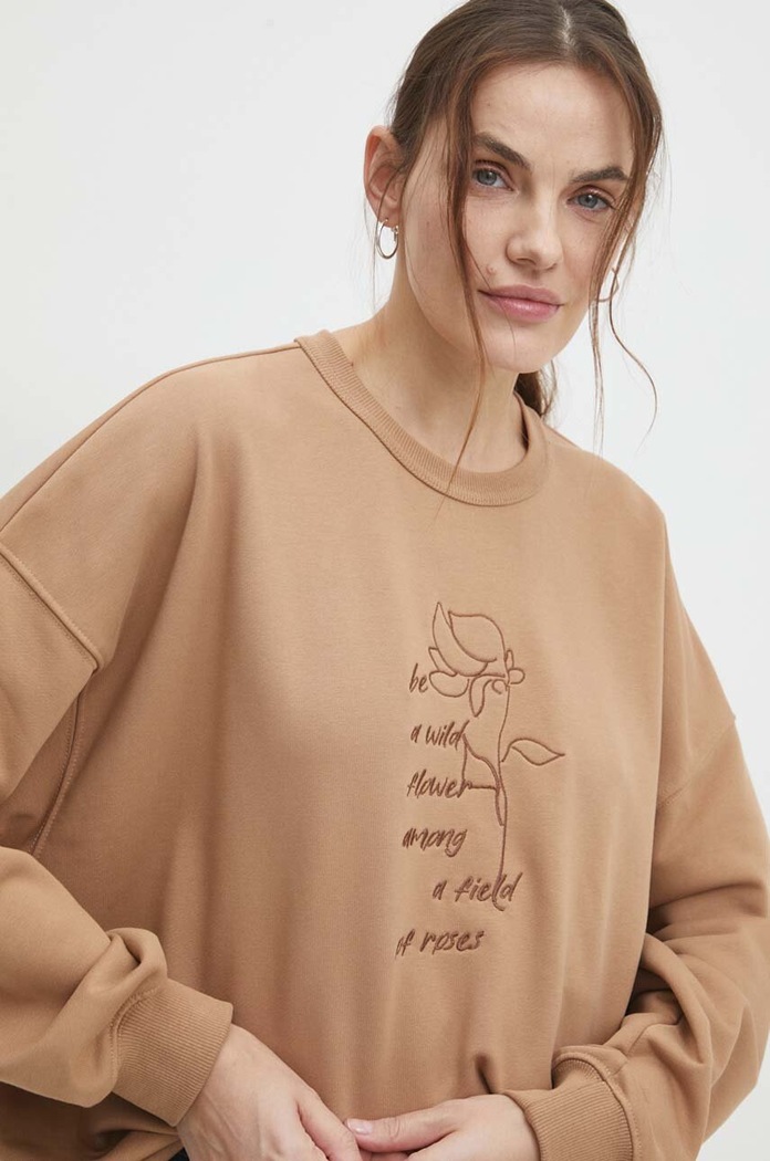 Answear.LAB bluza beżowy WS24.BLD910
