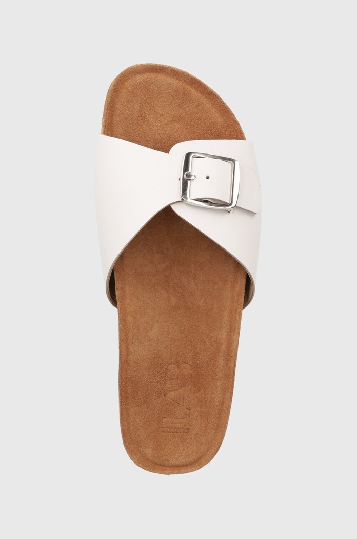 Answear Lab slapi de piele Answear.LAB DE.4973.indb alb
