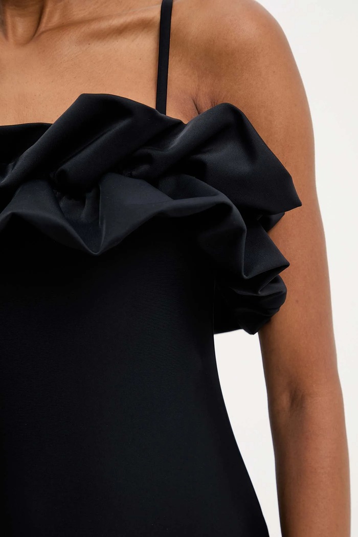 Answear.LAB jednoczęściowy strój kąpielowy czarny hwd603.black.flk
