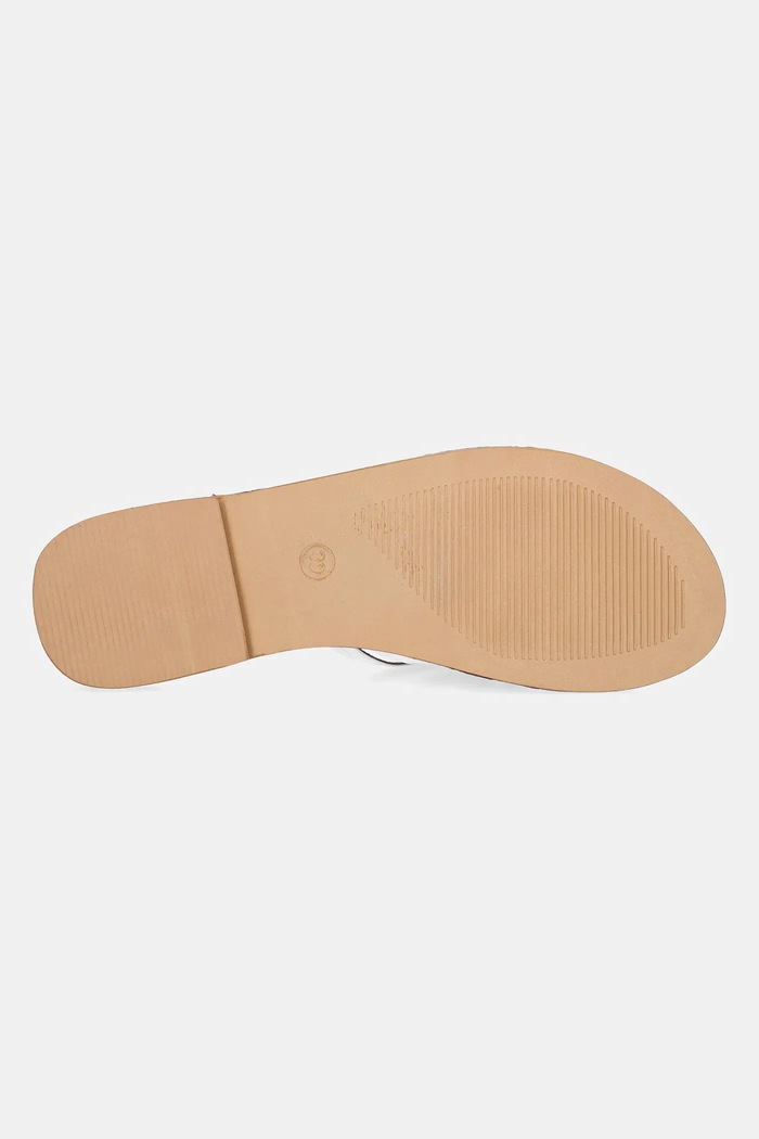 Answear Lab slapi de piele SC7314 alb