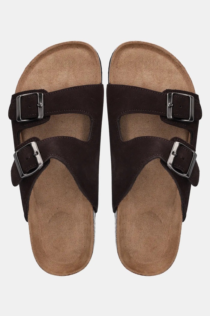 Answear Lab slapi de piele Answear.LAB TX.2420 maro