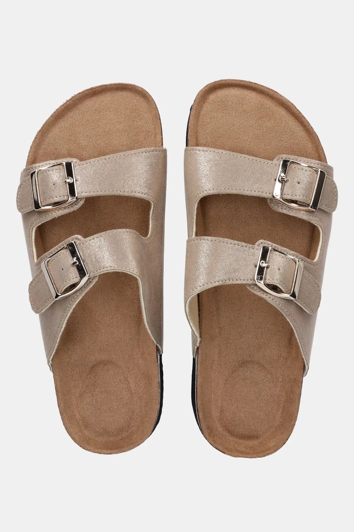 Answear Lab slapi de piele Answear.LAB TX.2408 bej