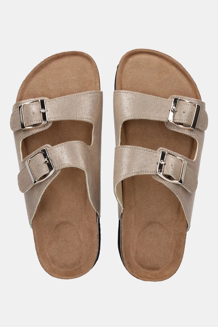 Answear Lab slapi de piele Answear.LAB TX.2408 bej