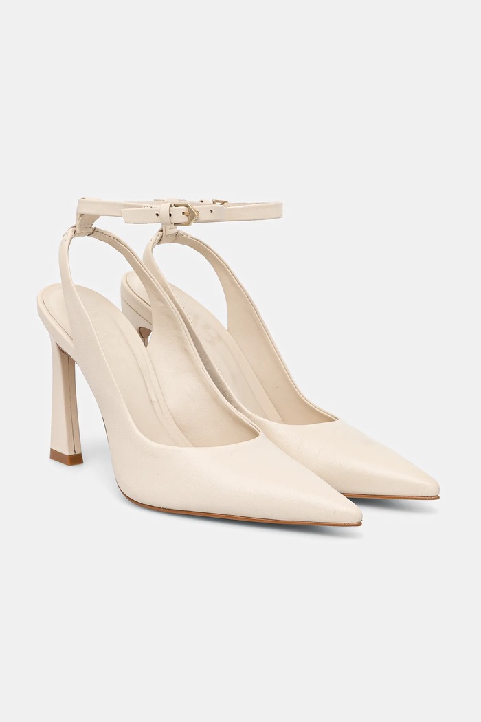 Answear.LAB szpilki skórzane 5-8 cm beżowy WS25.KLD01A