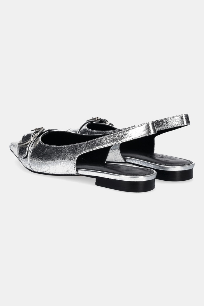 Cipők Answear.LAB bőr balerina cipő LT593.911.2 ezüst