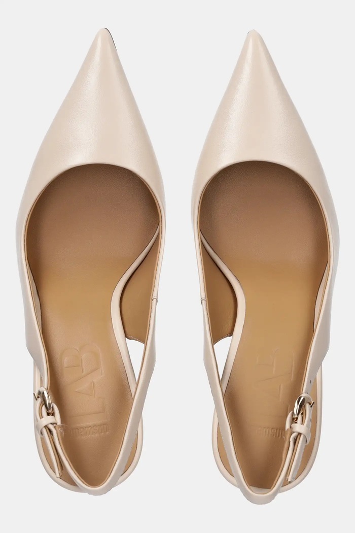 Answear Lab stilettos de piele Answear.LAB V1560.01.1 bej