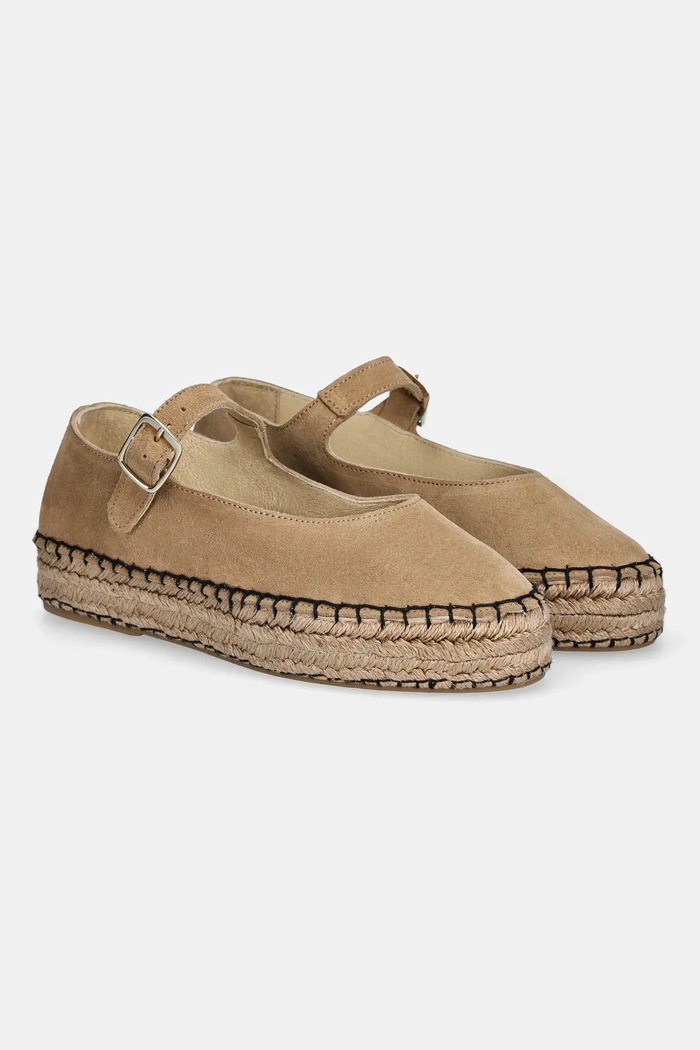 Answear.LAB Semišové espadrilky Answear.LAB béžová 907