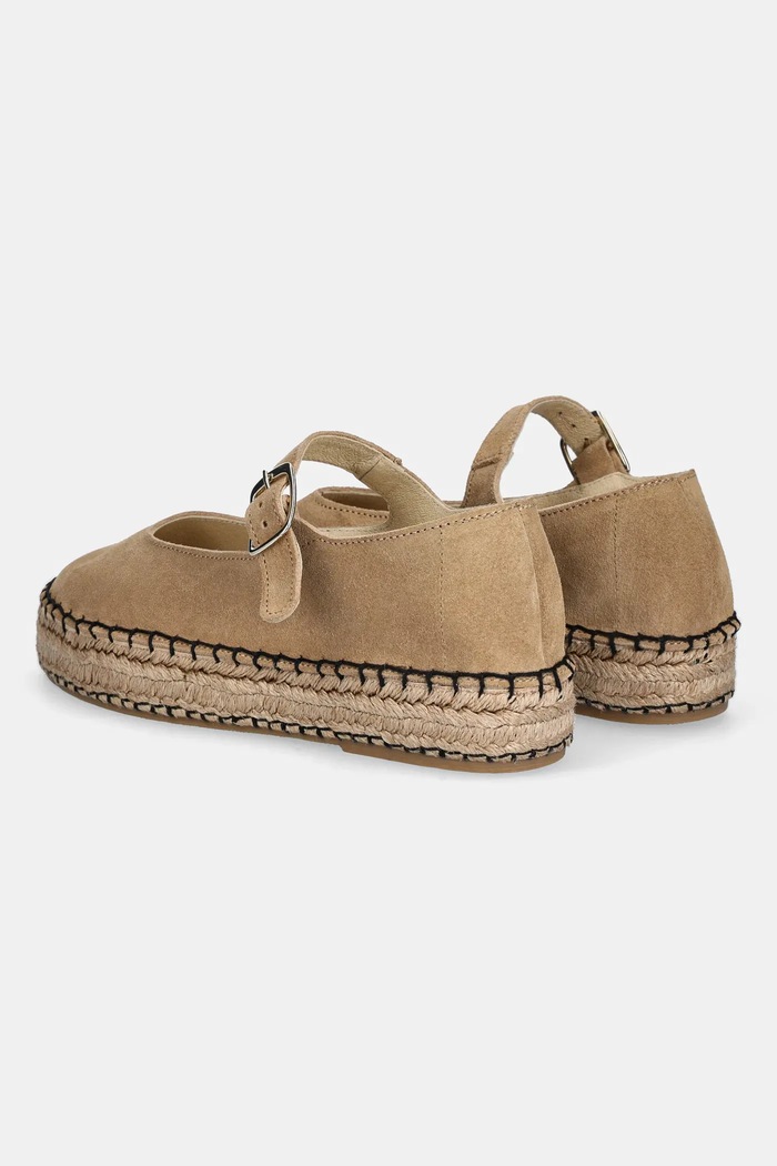 Boty Answear.LAB Semišové espadrilky Answear.LAB 907 béžová