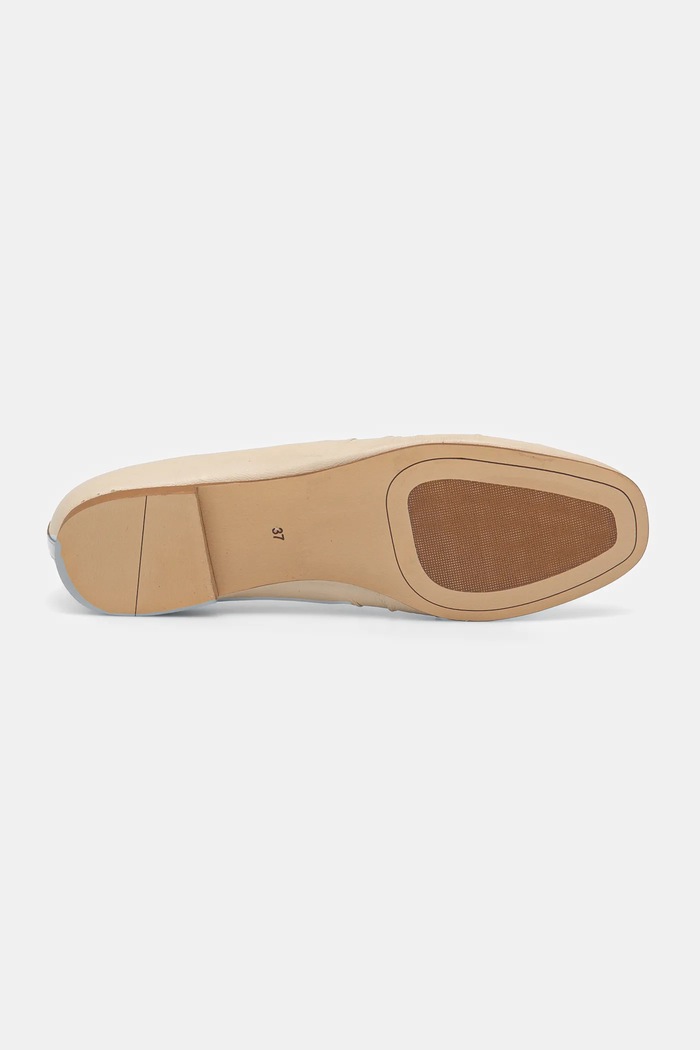 Answear Lab balerini de piele 19179 bej