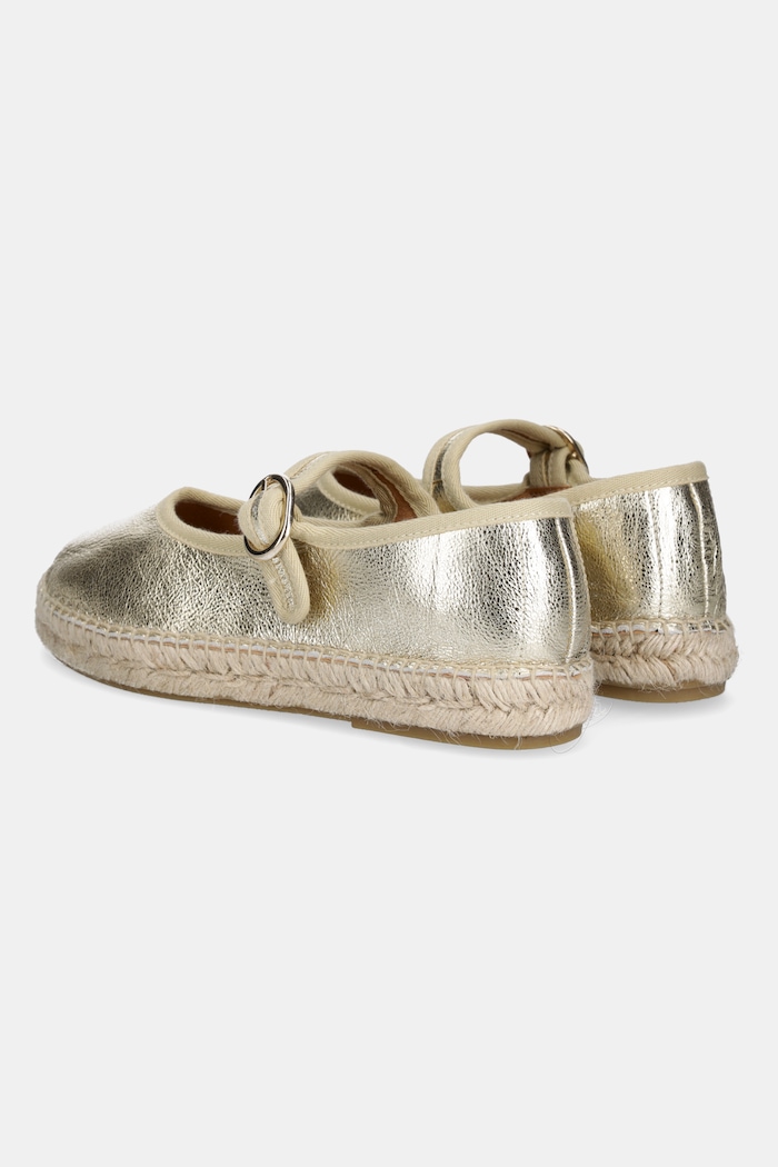 Obuwie Answear.LAB espadryle skórzane 25YU2563.1 złoty
