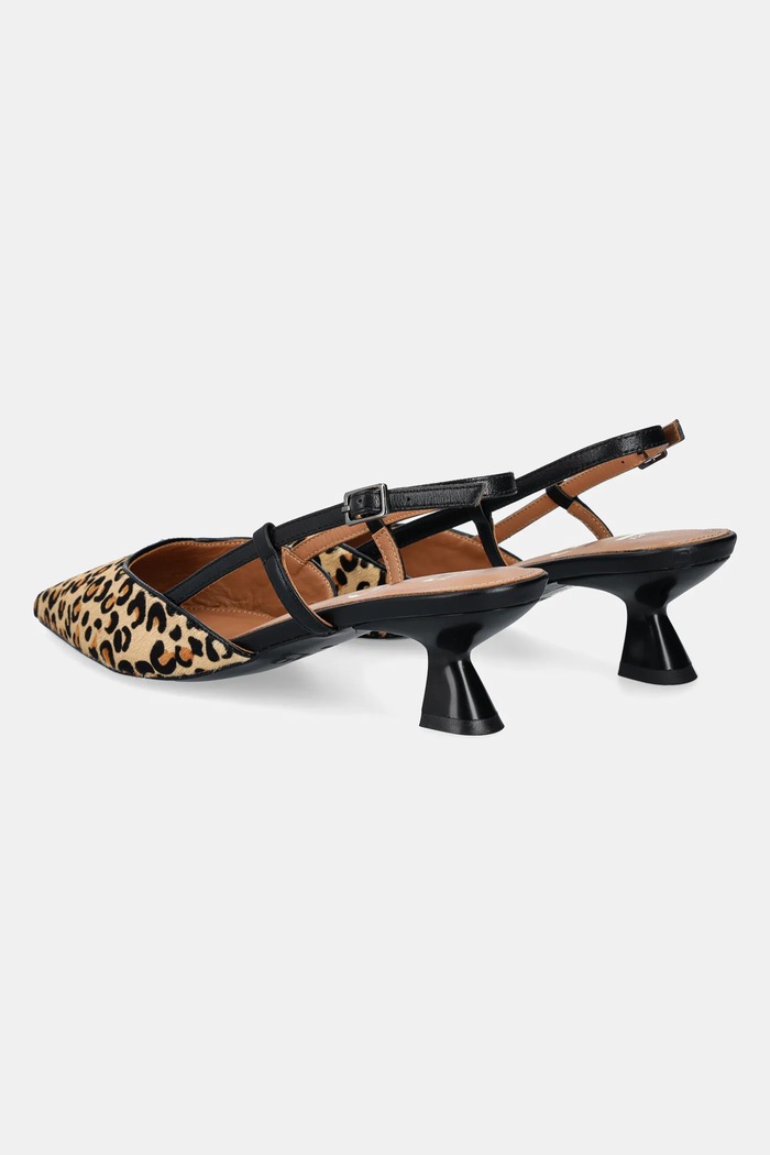 Boty Kožené lodičky Answear.LAB leopardo.HWK černá
