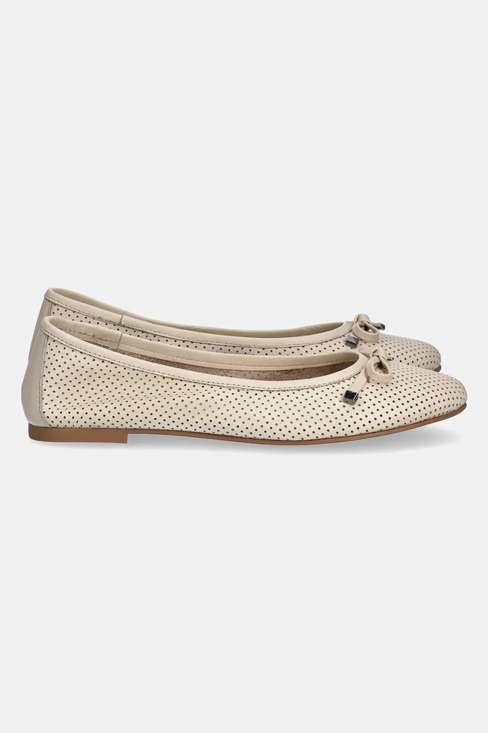 Answear Lab balerini de piele 22205.OS bej WS25