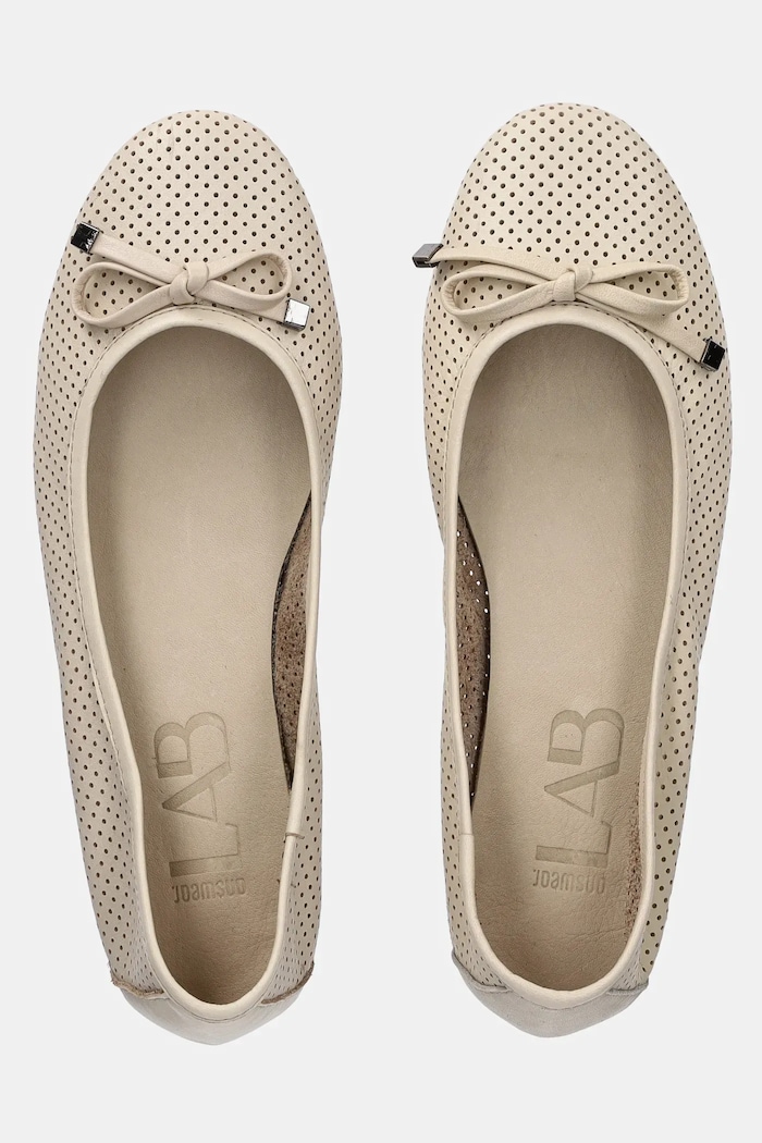 Answear Lab balerini de piele bej 22205.OS