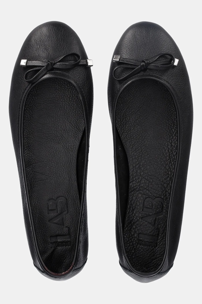 Answear Lab balerini de piele negru 21655.OS