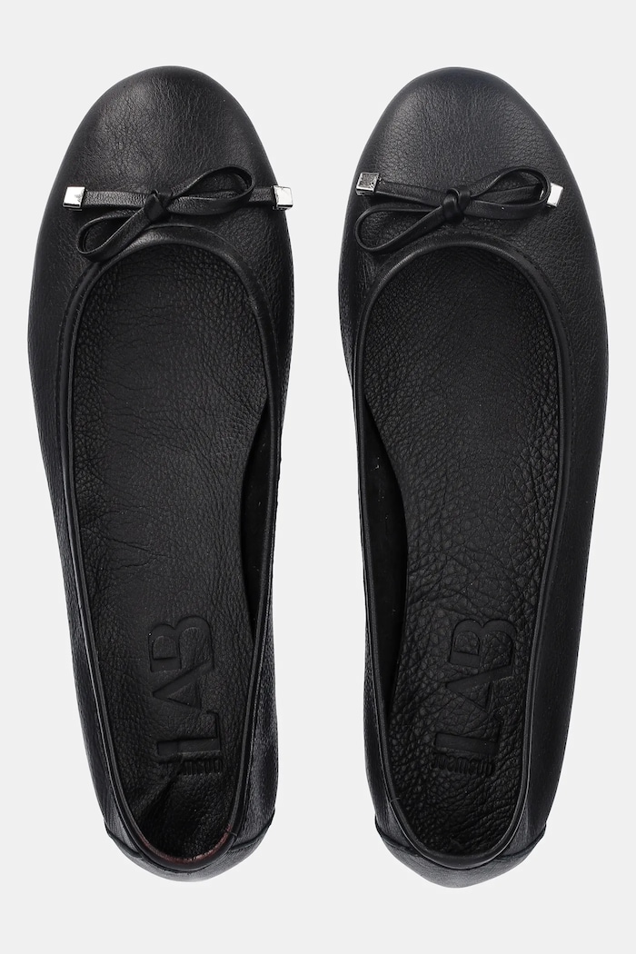 Answear Lab balerini de piele negru 21655.OS