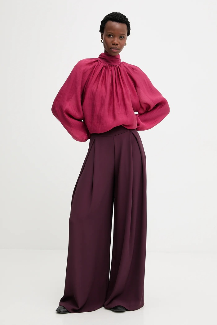 Answear.LAB bluzka PR27472.fjk bordowy WS26