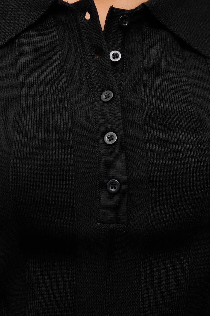 Polo Answear.LAB 75502.hak črna