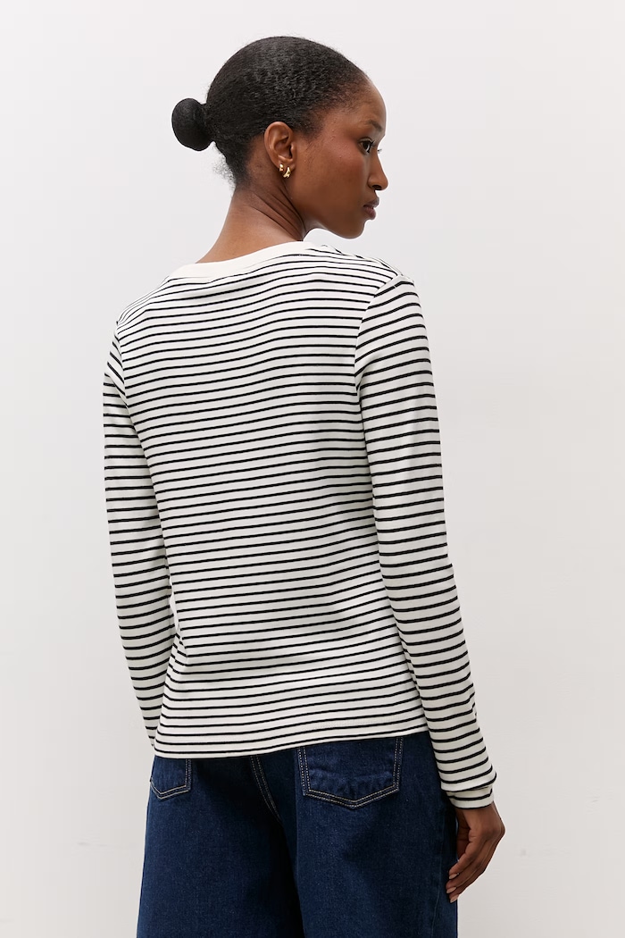 Odzież Answear.LAB longsleeve damski bawełniany 6000.tok czarny