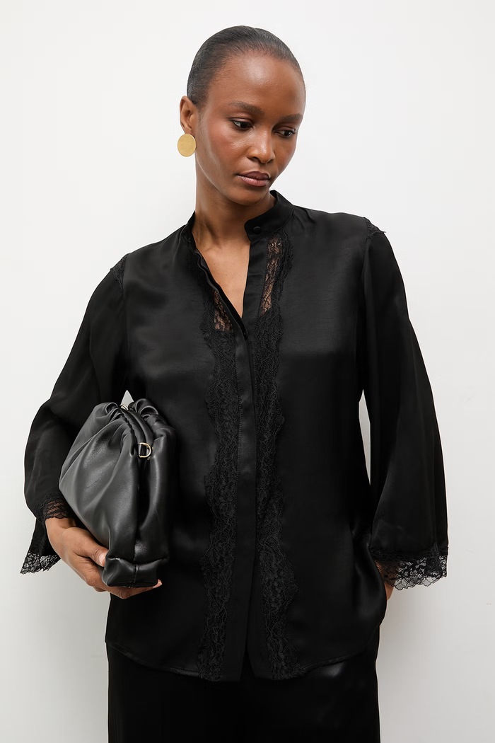 Риза Answear.LAB from the Unscripted collection BL1507.TOK черен
