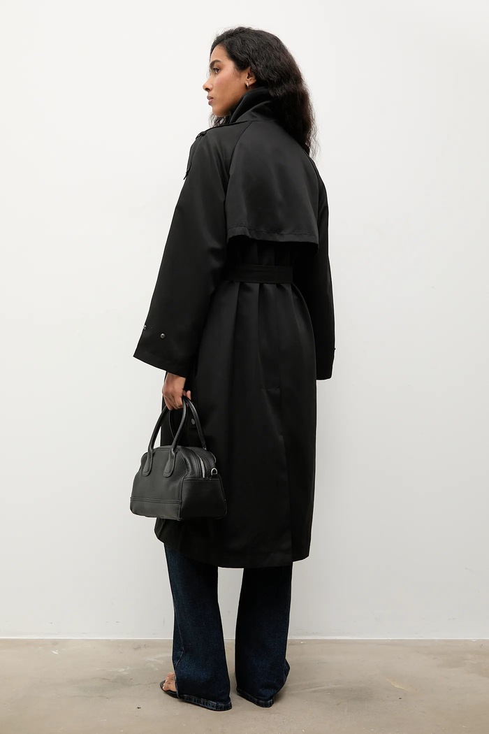 Îmbrăcăminte Answear.LAB palton 8695.FLK negru
