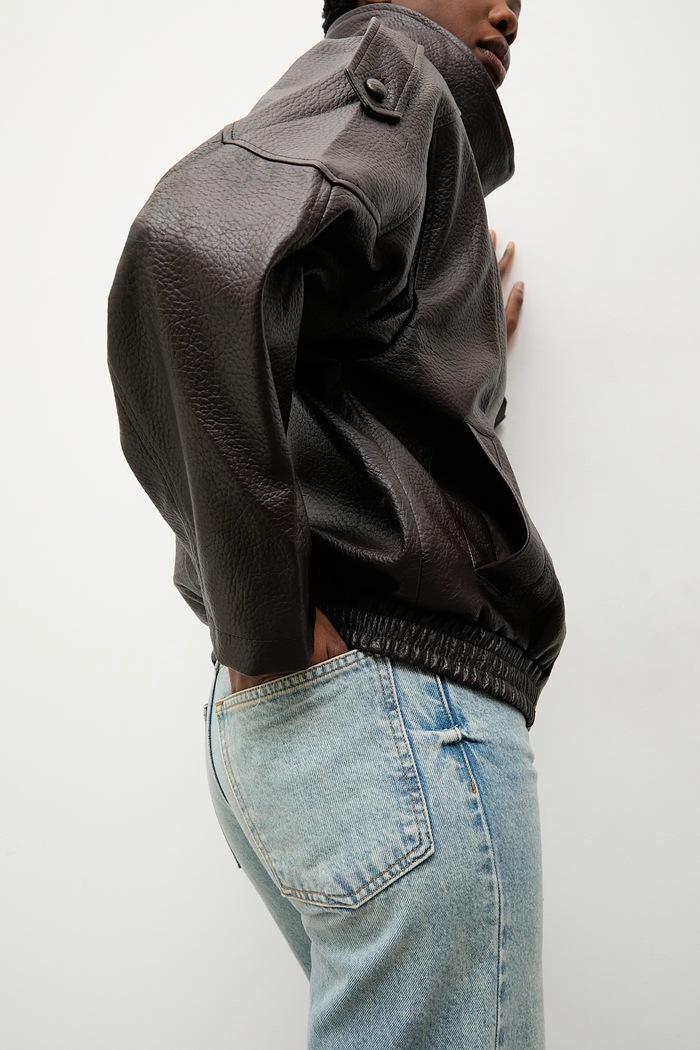 Bunda Answear.LAB 8822.FLK hnedá