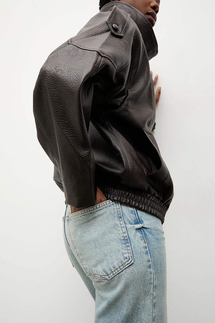 Bunda Answear.LAB 8822.FLK hnedá