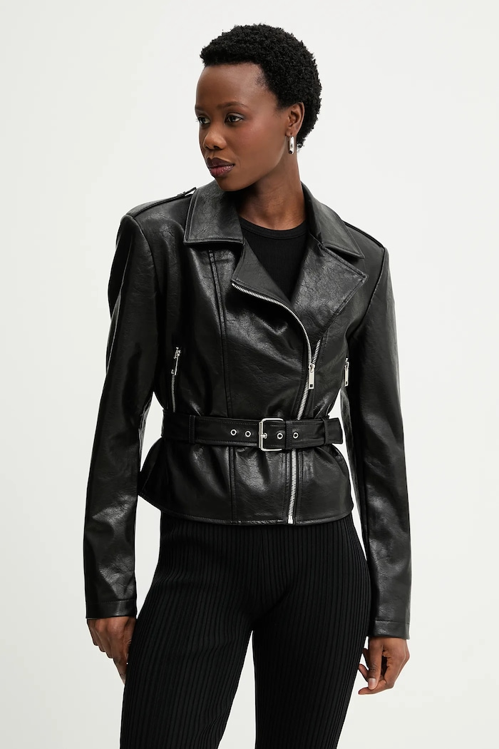Biker jakna Answear.LAB črna 3501.FLK