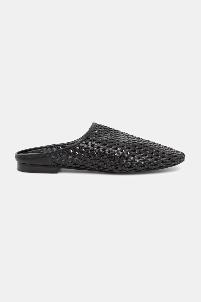 Kožené šľapky Answear.LAB SH-D24210-3220H.hak čierna WS26