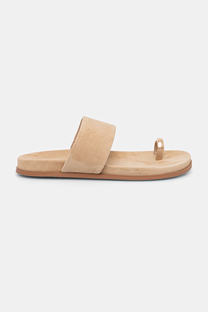 Answear.LAB papuci din piele SH-L24088-1969A.hak bej WS26
