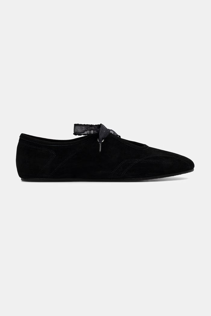 Answear.LAB baleriny zamszowe LT263-2.cjk czarny