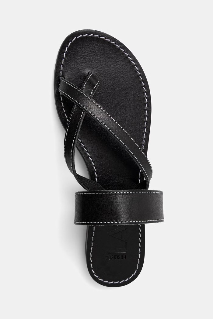 Answear.LAB slapi de piele RSP-11518.ijk negru