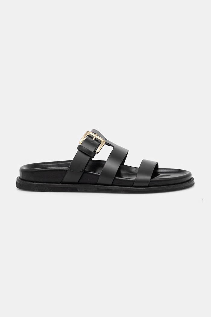 Answear.LAB ciabatte slide in pelle 156-26.tjk nero WS26