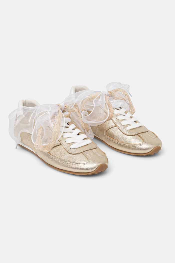 Answear.LAB sneakersy skórzane AURA LUMEN V2286-158.cjk złoty WS26