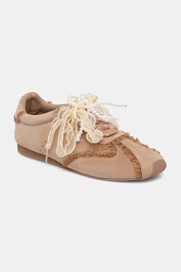 Obuwie Answear.LAB sneakersy damskie zamszowe LT96-8.cjk beżowy