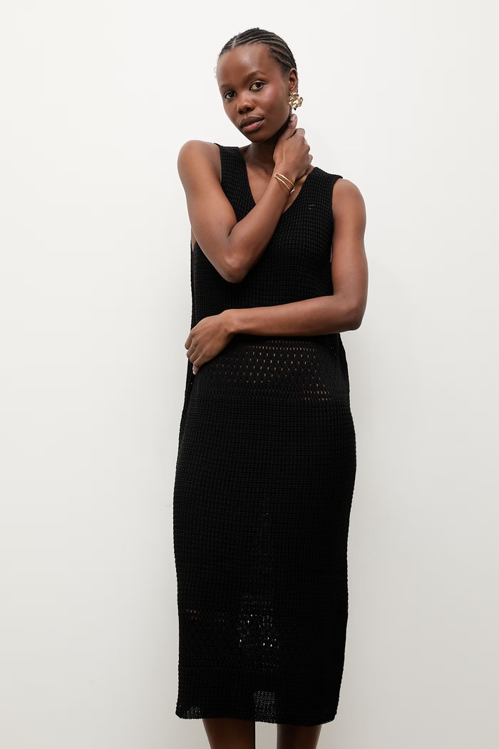 Answear.LAB rochie din fibră de bambus 2510525 negru WS26