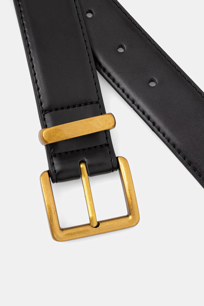 Answear.LAB curea de piele BZ.1.cjk negru WS26