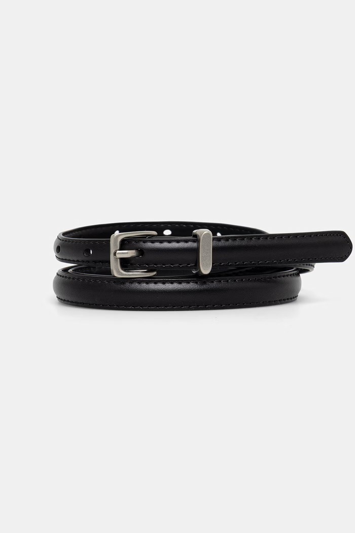 Answear.LAB curea de piele negru BZ.3.cjk