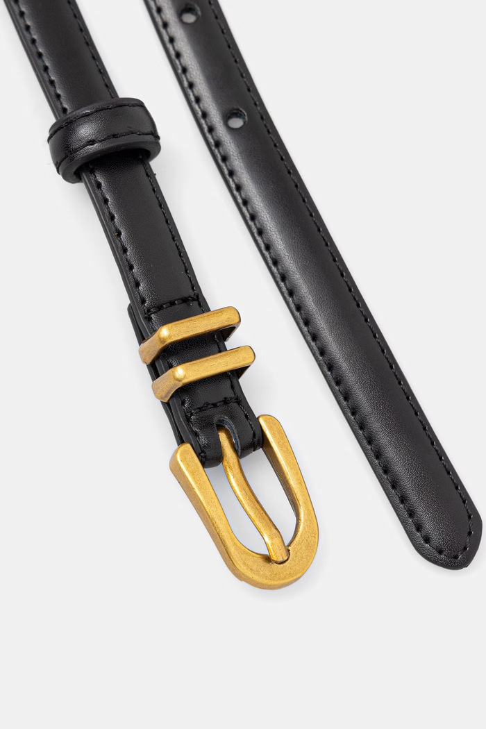 Answear.LAB curea de piele BZ.5.cjk negru WS26