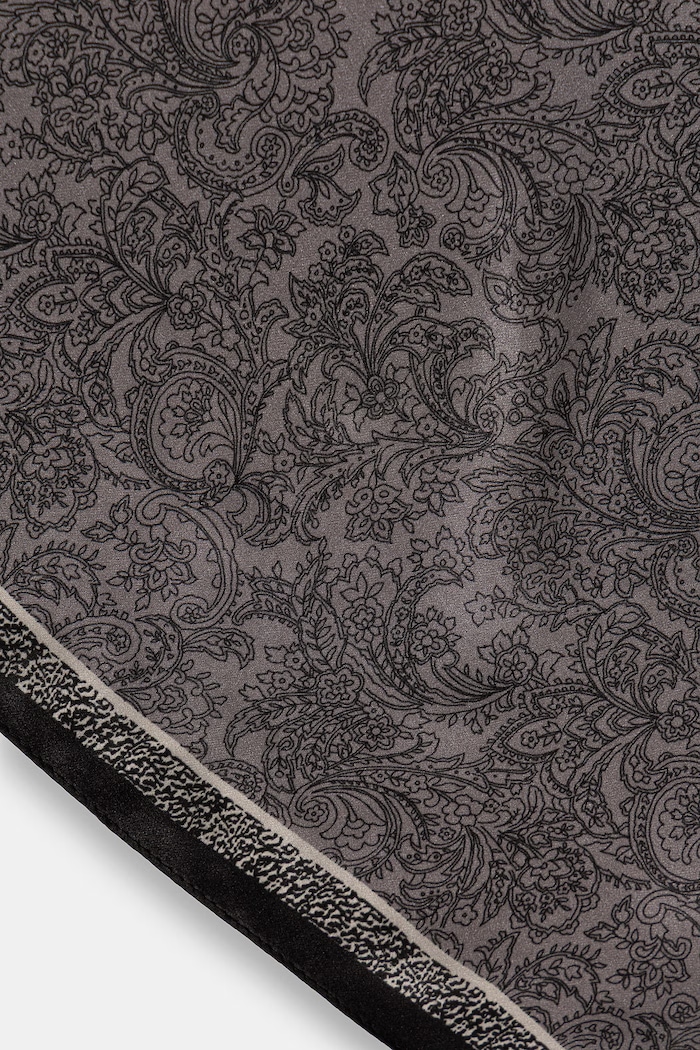 Accesorii Answear.LAB eșarfă de mătase Unscripted Collection 129.flk negru