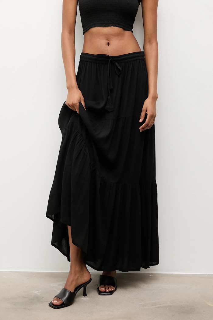 Φούστα Answear.LAB casual μαύρο Reina.hak