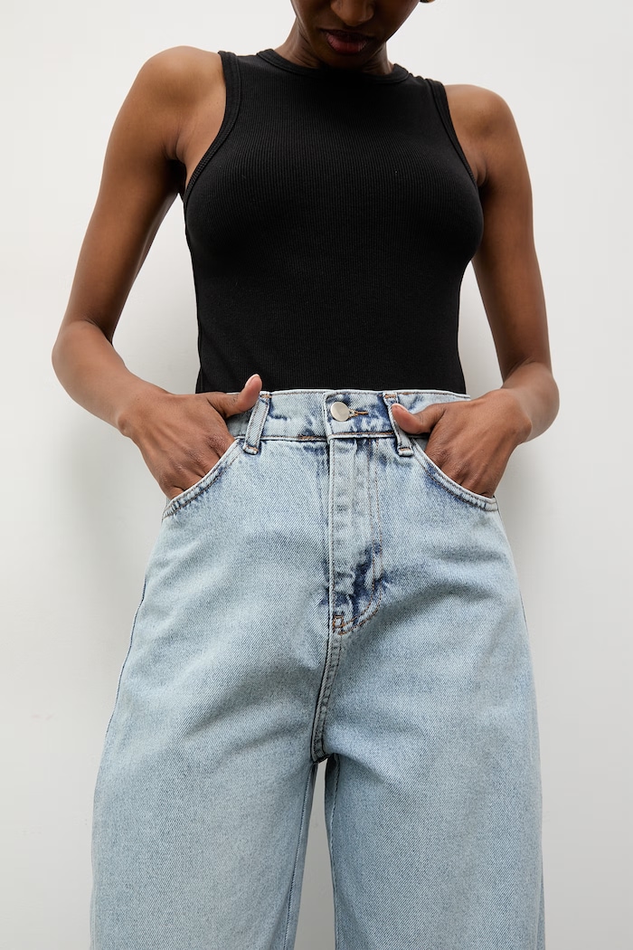 Answear.LAB mom fit női sötétkék W-1744.tok