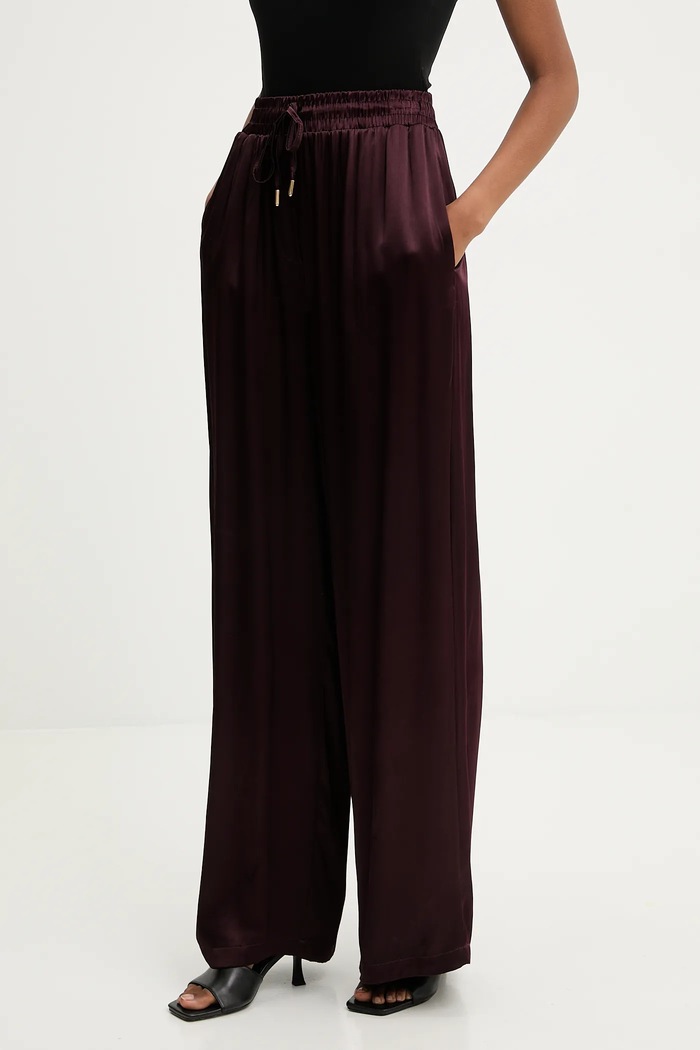Nohavice Answear.LAB burgundské 45246.tok