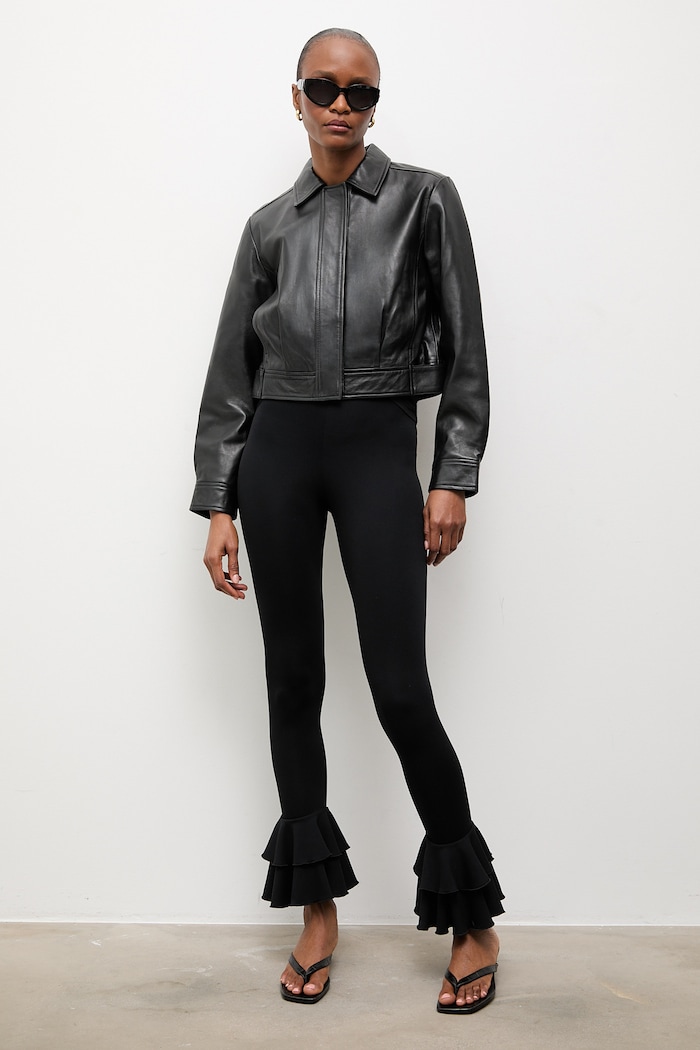 Answear.LAB legginsy damskie z bawełną WS26-SPD034 czarny WS26