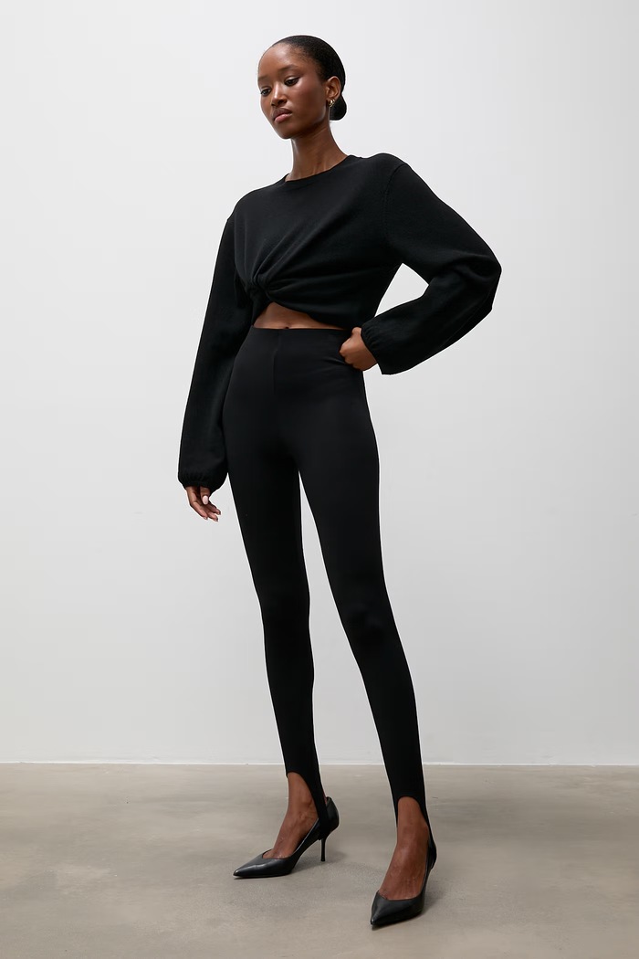 Answear.LAB legginsy damskie czarny 876