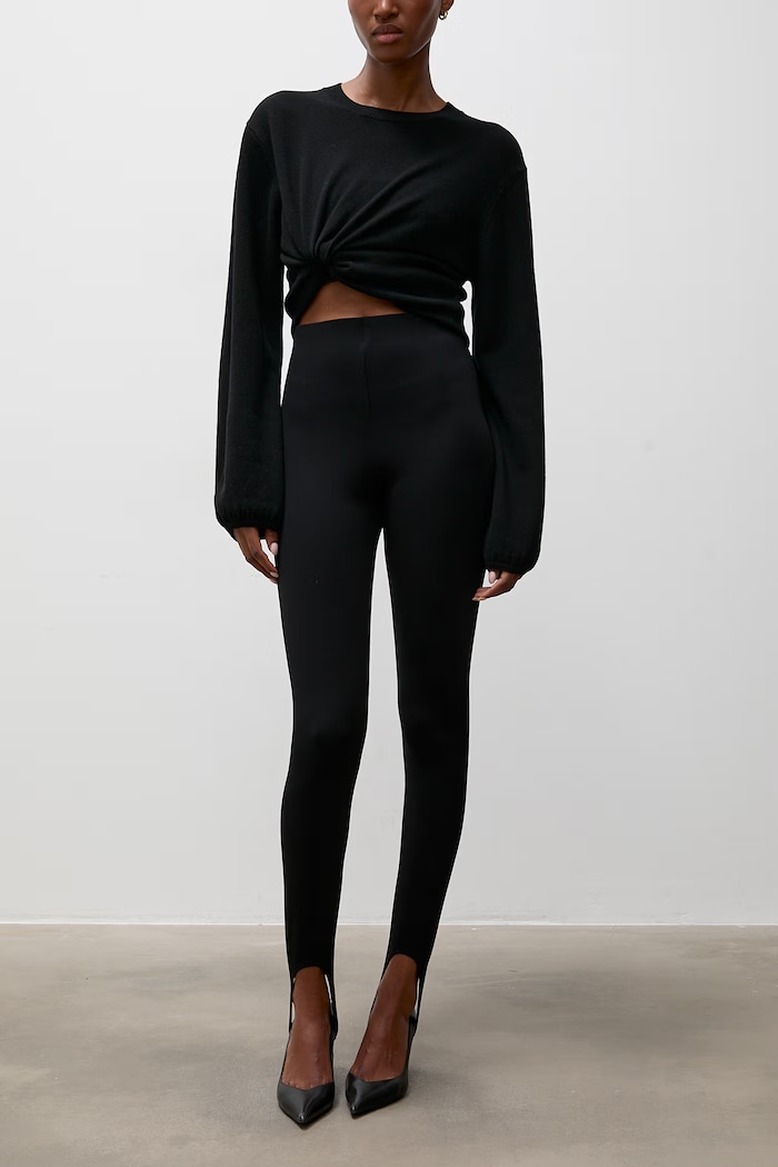 Answear.LAB legginsy damskie 876 czarny