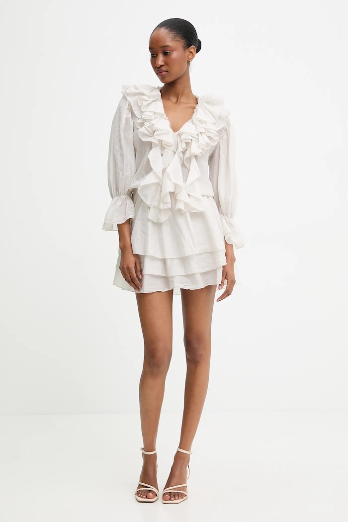 Answear.LAB rochie evazată 93283.iak bej WS26