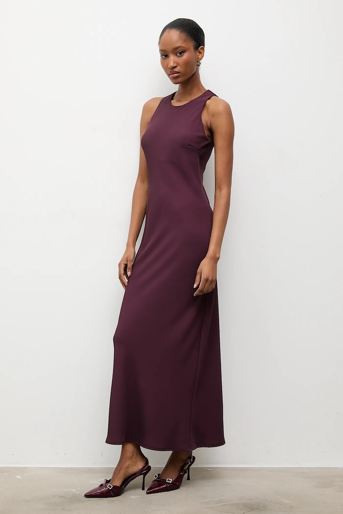 Answear.LAB rochie 93727.iok burgundia WS26